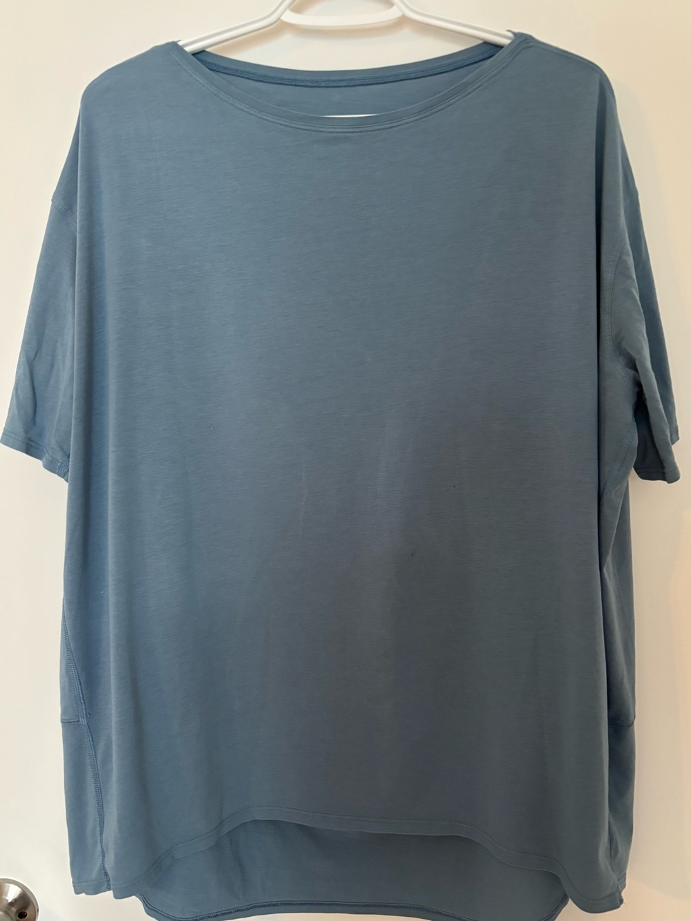 Lululemon athletica Oversized Short-Sleeve Tee in Dusty Blue